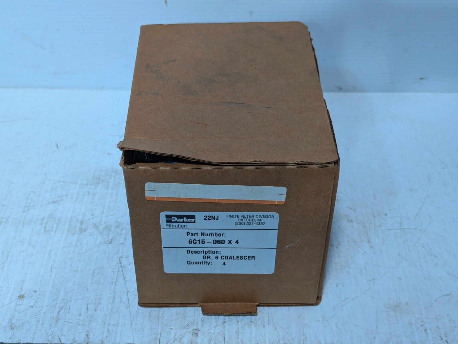 Case of 4 Parker 22NJ, 6C15-060 X4 Coalescing Filters - Free Shipping