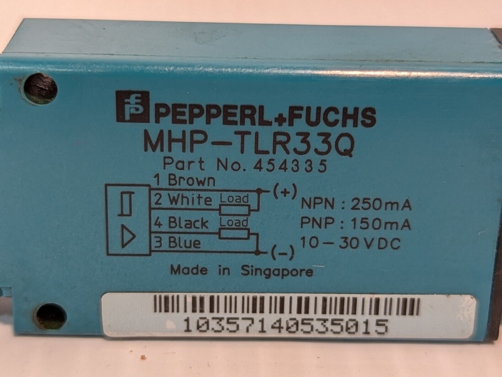 Pepperl + Fuchs MHP-TLR33Q thru-beam sensor receiver, 454335 - Free Shipping