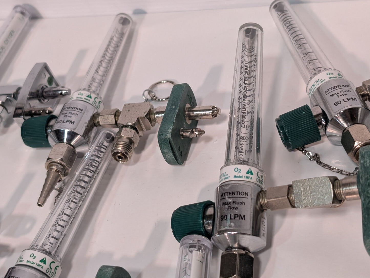 (53) Amvex and Precision Medical 1MFA Oxygen Flowmeters, 0473 0197, 60-80 90 LPM