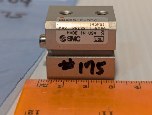 SMC CDQSB12-5DC Compact Pneumatic Cylinder - Free Shipping+Returns