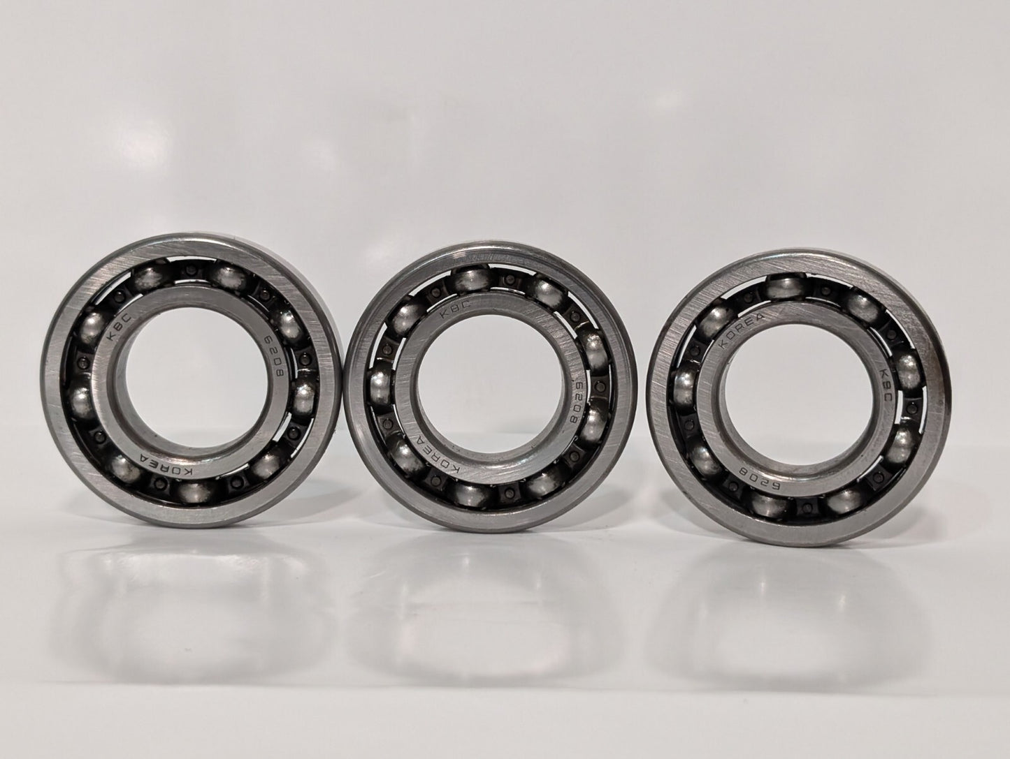 (3) KBC 6208 C3 Deep Groove Ball Bearing 40x80x18