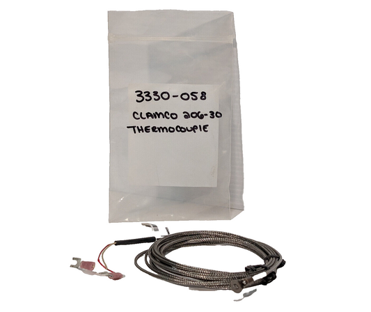 Watlow 70XJSUB130B Ring Terminal Tube Wire Thermocouple, Clamco 206-30, 3330-058