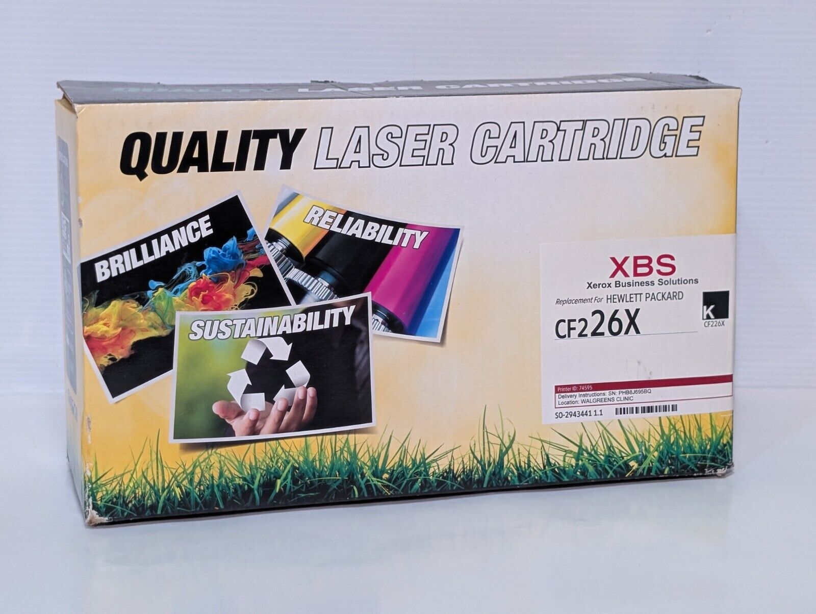 Xerox CF226X Black High-Yield Toner Cartridge, For HP LaserJet Printers