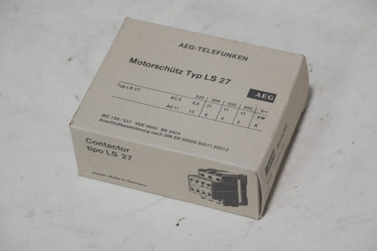 AEG Type LS 27 3-Pole Contactor, 600VAC 40A, LS27.22, LS27