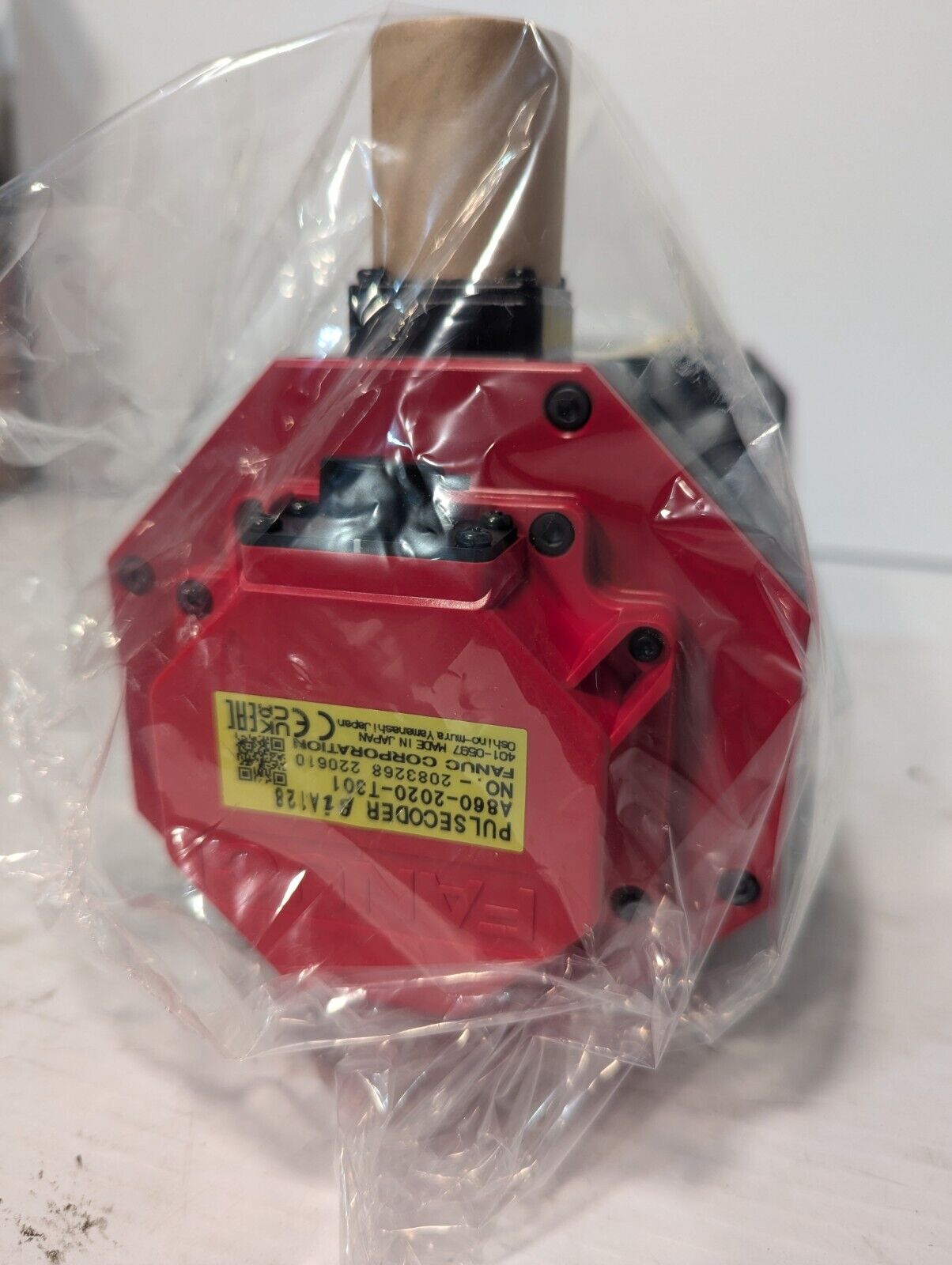 Fanuc A06B-0078-B103 AC Servo Motor, Model BiS 12/3000, IP65, b128ia Key