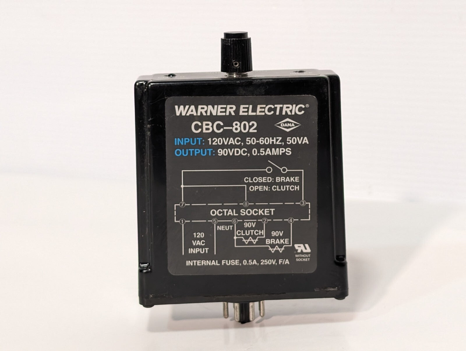 Warner Electric CBC-802 6002-448-001 Solid State Load Switching Power Supply
