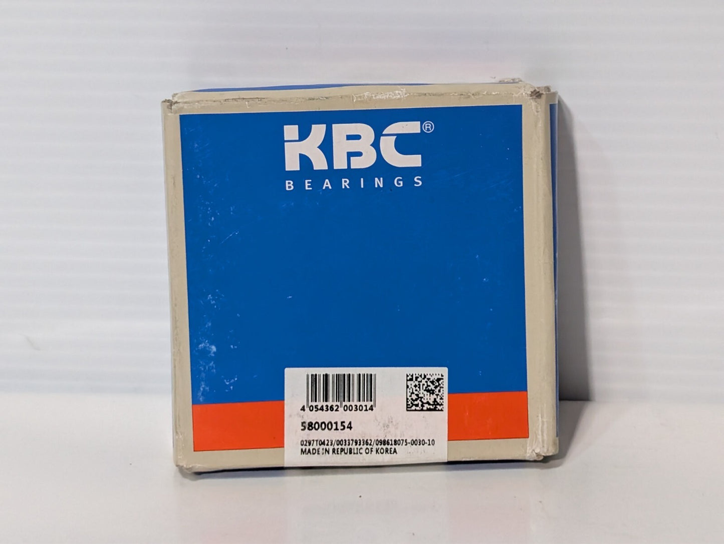 (2) KBC 6208-B-2Z-L038 Groove Ball Bearing