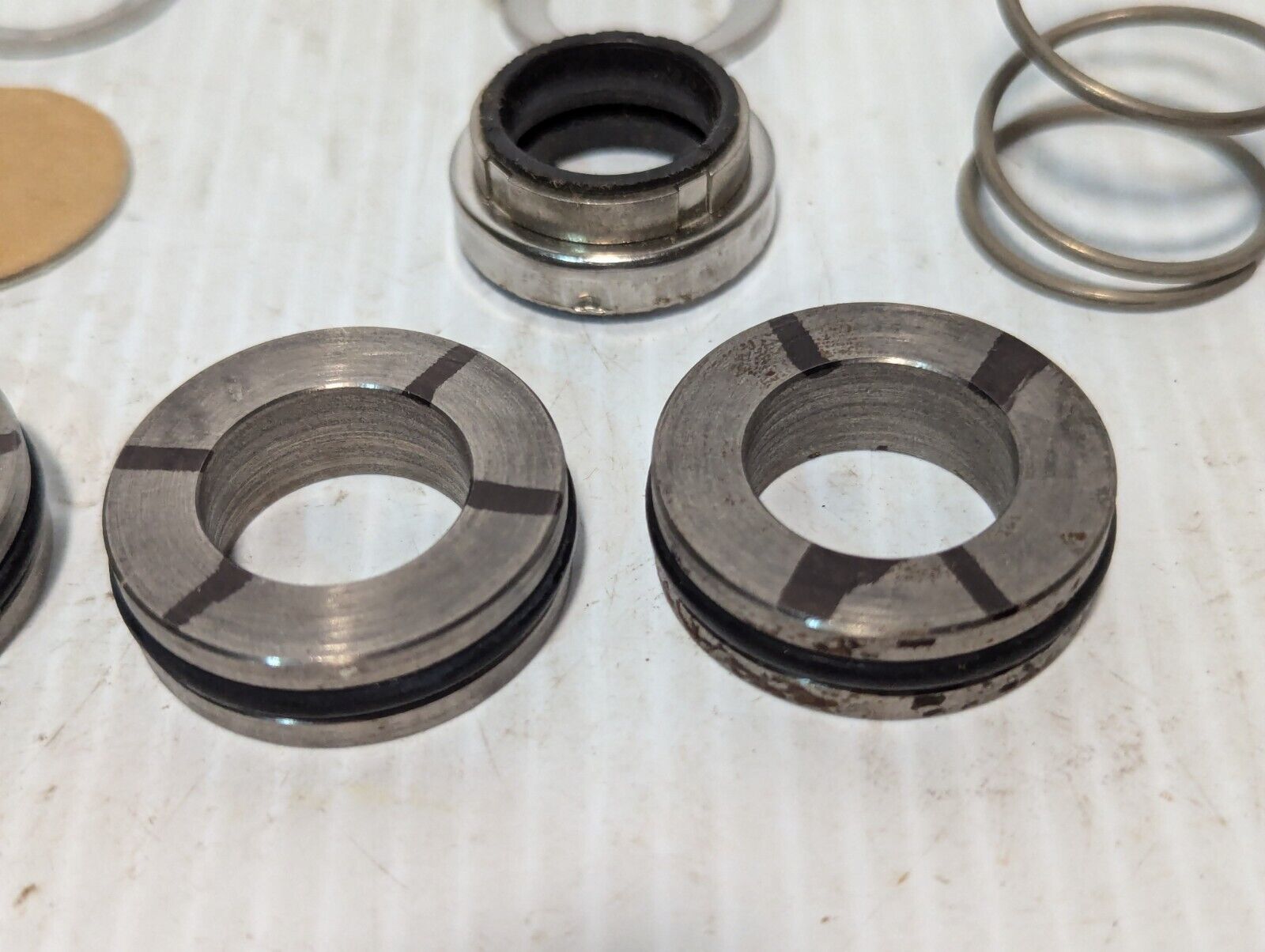 Lot of 3 Unidentified Mechanical Shaft Seals, + Addt'l Components -Free Shipping