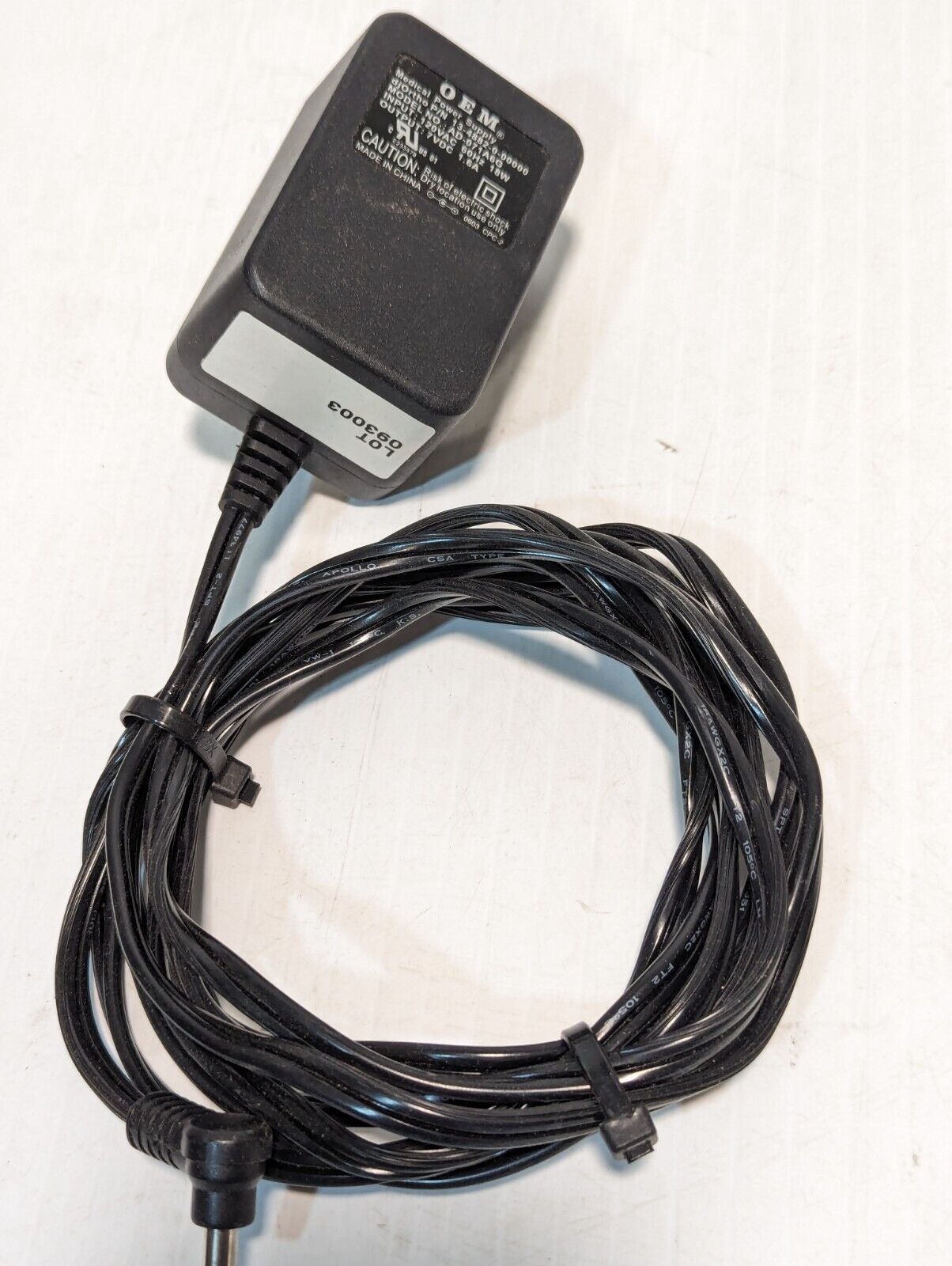 djOrtho Medical Power Supply Adapter AD-071A6G 120VAC - Free Shipping