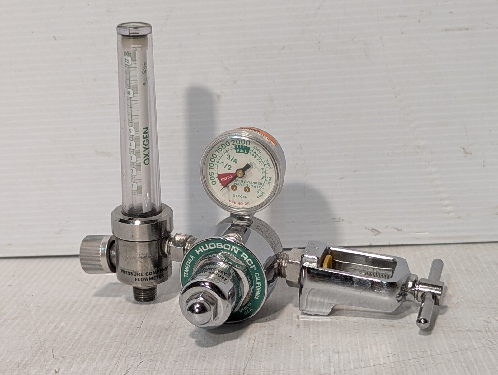 Hudson RCI 2660 Oxygen Gas Regulator - Free Shipping
