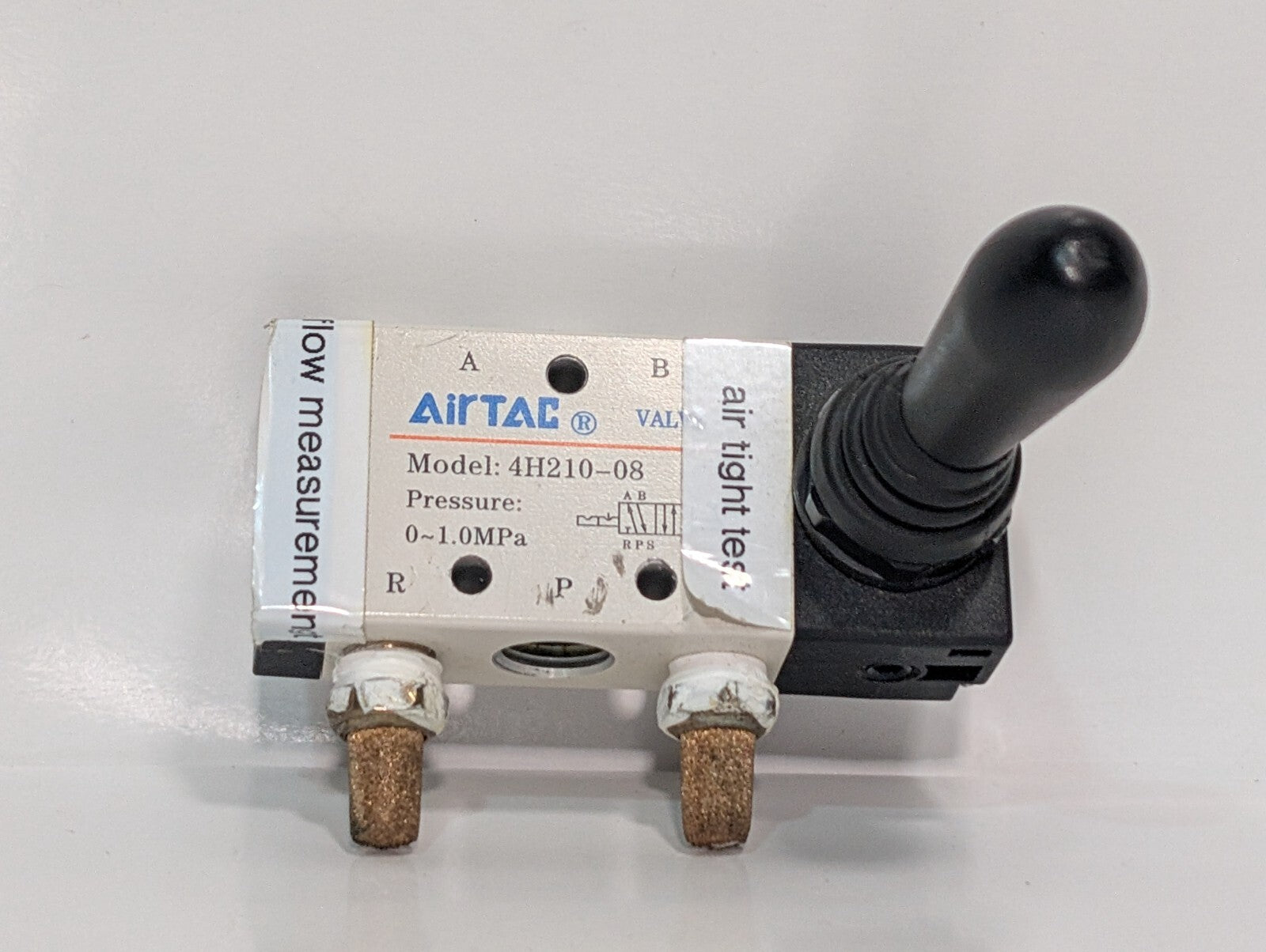 AIRTAC 4H210-08 Actuator Pneumatic 5/2 Way Manual Lever Hand Pull Valve, 4H21008