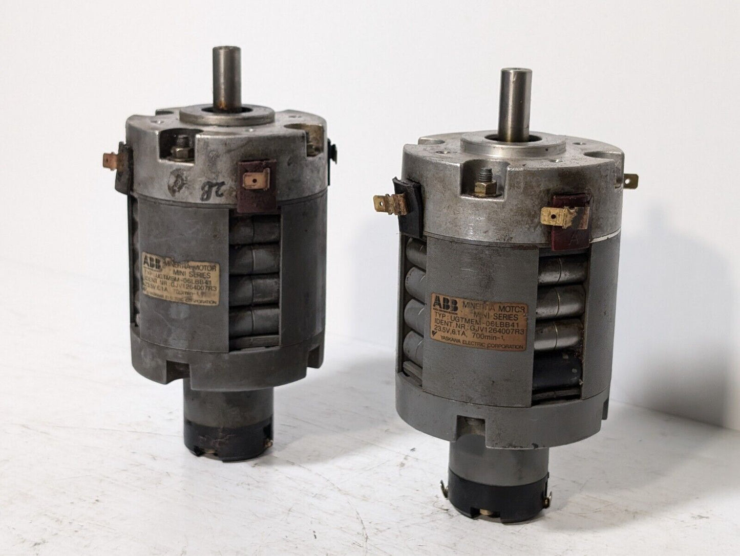 Yaskawa ABB Minertia UGTMEM-06LBB41 DC Tachometer Generator Servo Motor TG-7SVC