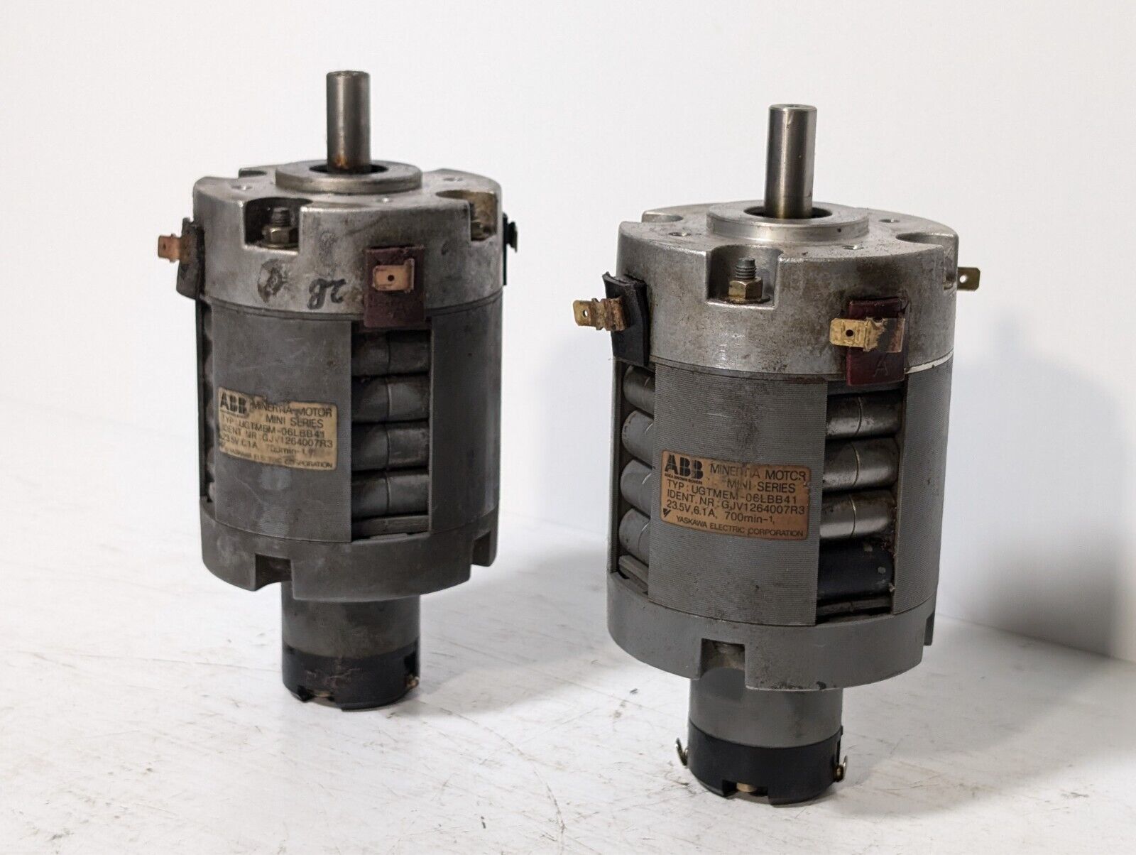 Yaskawa ABB Minertia UGTMEM-06LBB41 DC Tachometer Generator Servo Motor TG-7SVC