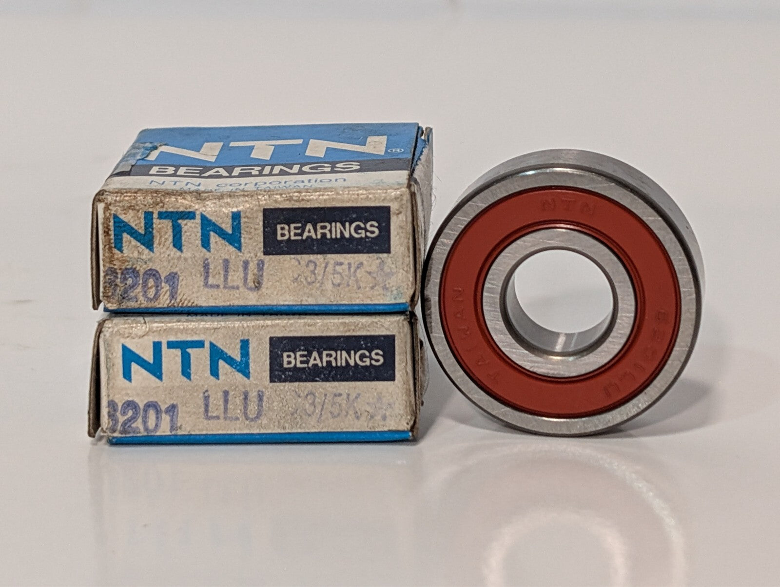 (7) NTN 6201LLU Groove Ball Bearing, 6201 2RS IBU KOYO, 6201 2RS1 SKF 12x32x10mm