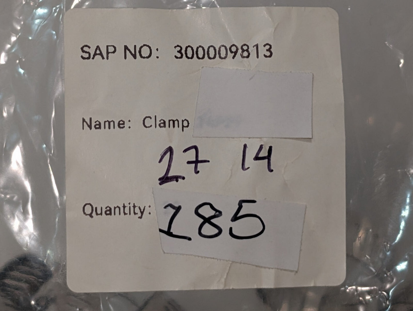 (185) No. 10 Stainless Steel Worm Drive Hose Clamp, 27-14mm, 1-1/16 to 9/16 in