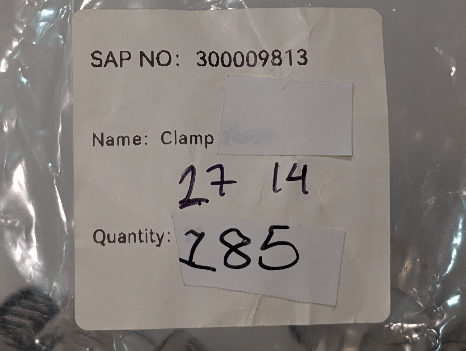 (185) No. 10 Stainless Steel Worm Drive Hose Clamp, 27-14mm, 1-1/16 to 9/16 in