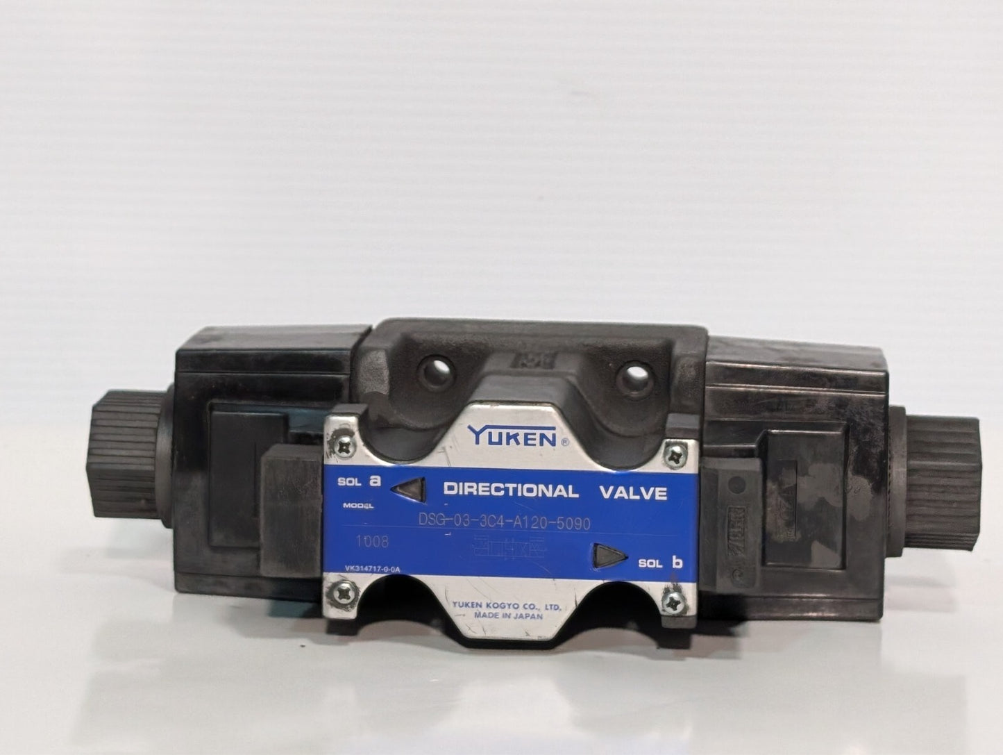 Yuken DSG-03-3C4-A120-5090 Directional Hydraulic Solenoid Valve