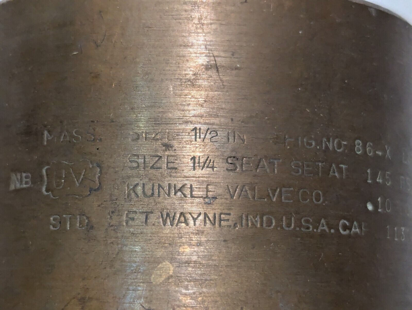 Kunkle 86-X Bronze Pressure Relief Valve, Size 1-1/2", 1131cfm - Free Shipping