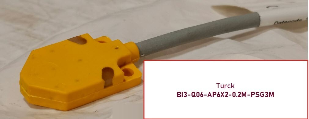 Turck BI3-Q06-AP6X2-0.2M-PSG3M Inductive Proximity Sensor, S1620185