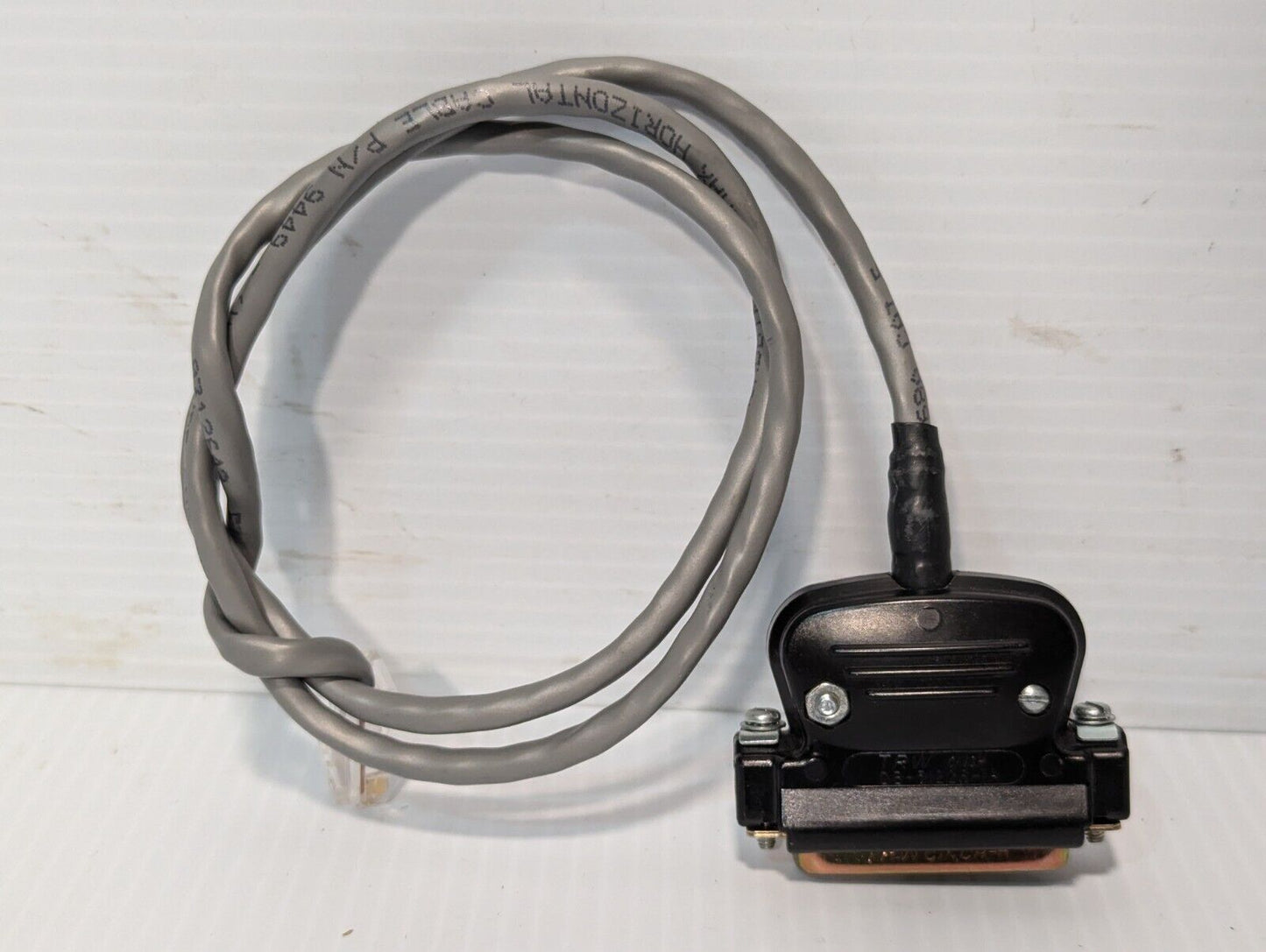 TRW Cinch DB-51226-IA Horizontal Grey Connector Cable, P/N 9449 - Free Shipping