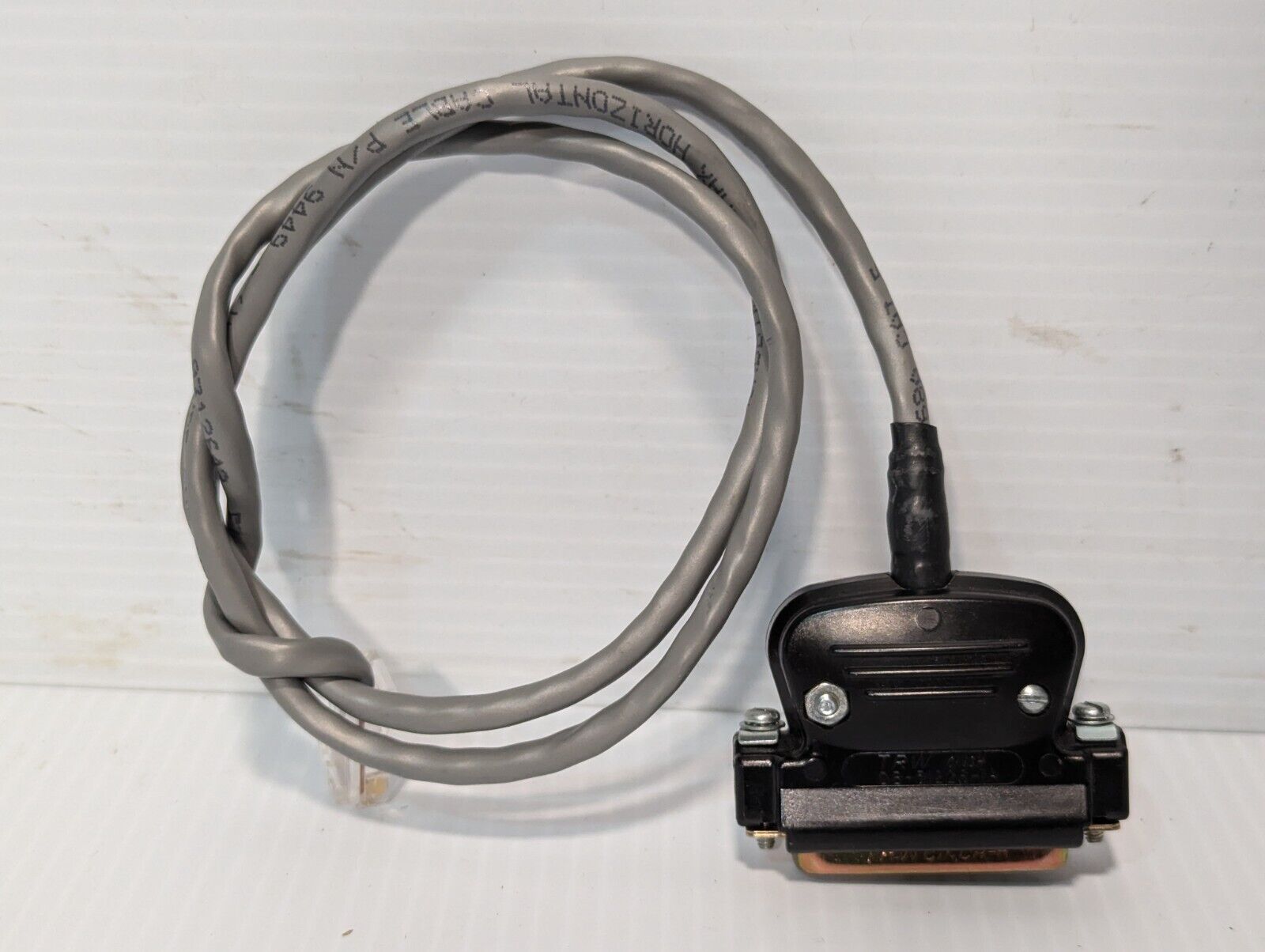 TRW Cinch DB-51226-IA Horizontal Grey Connector Cable, P/N 9449 - Free Shipping