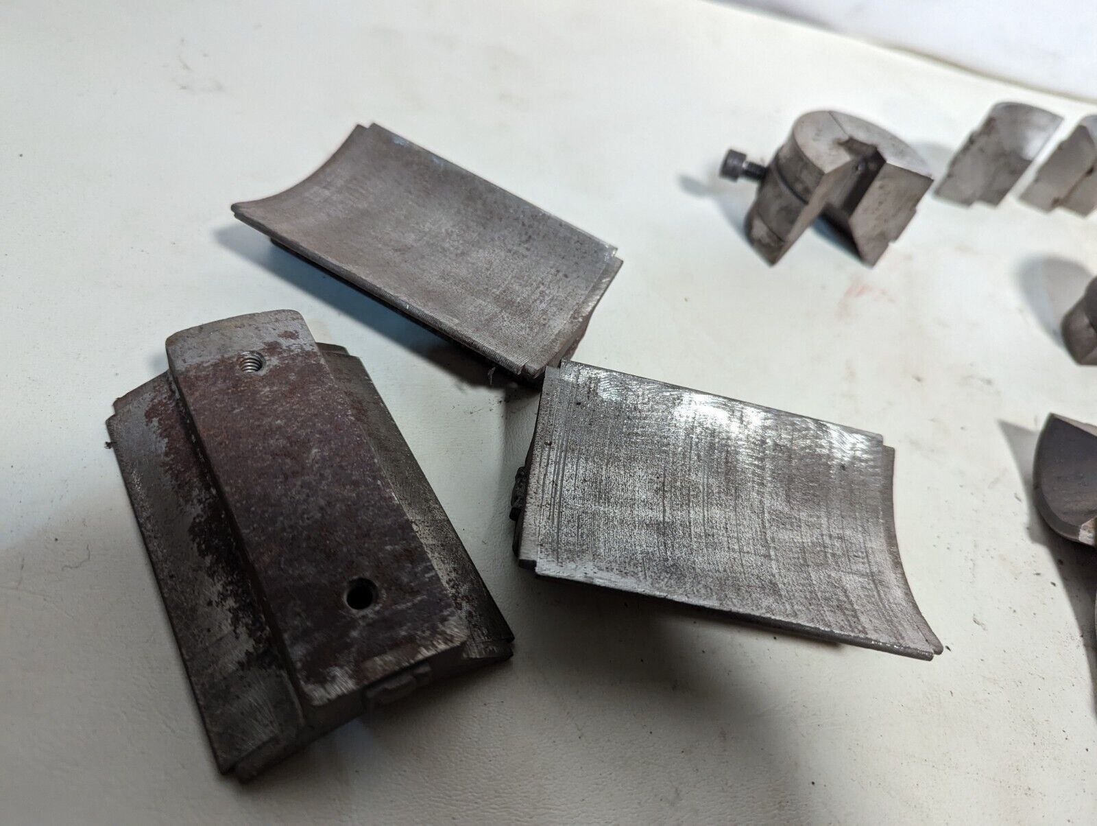 Lot of collet pads as pictured: some complete sets, some incomplete