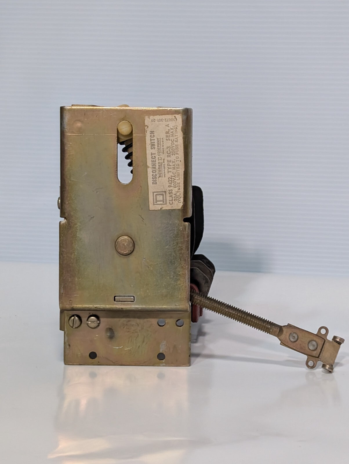 Square D 9422-RC3 Disconnect Switch, 30A, 600vac Max, 250vdc Max