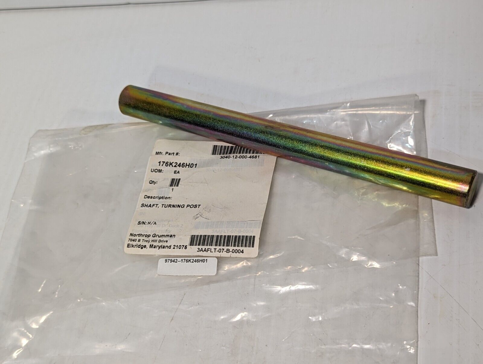 Turning Post Shaft 3040-12-000-4681 176K246H01 - Free Shipping
