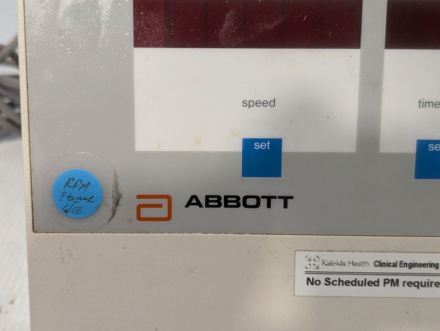 Abbott 3531 X Systems Centrifuge, 100-120VAC, tested and working - Free Shipping