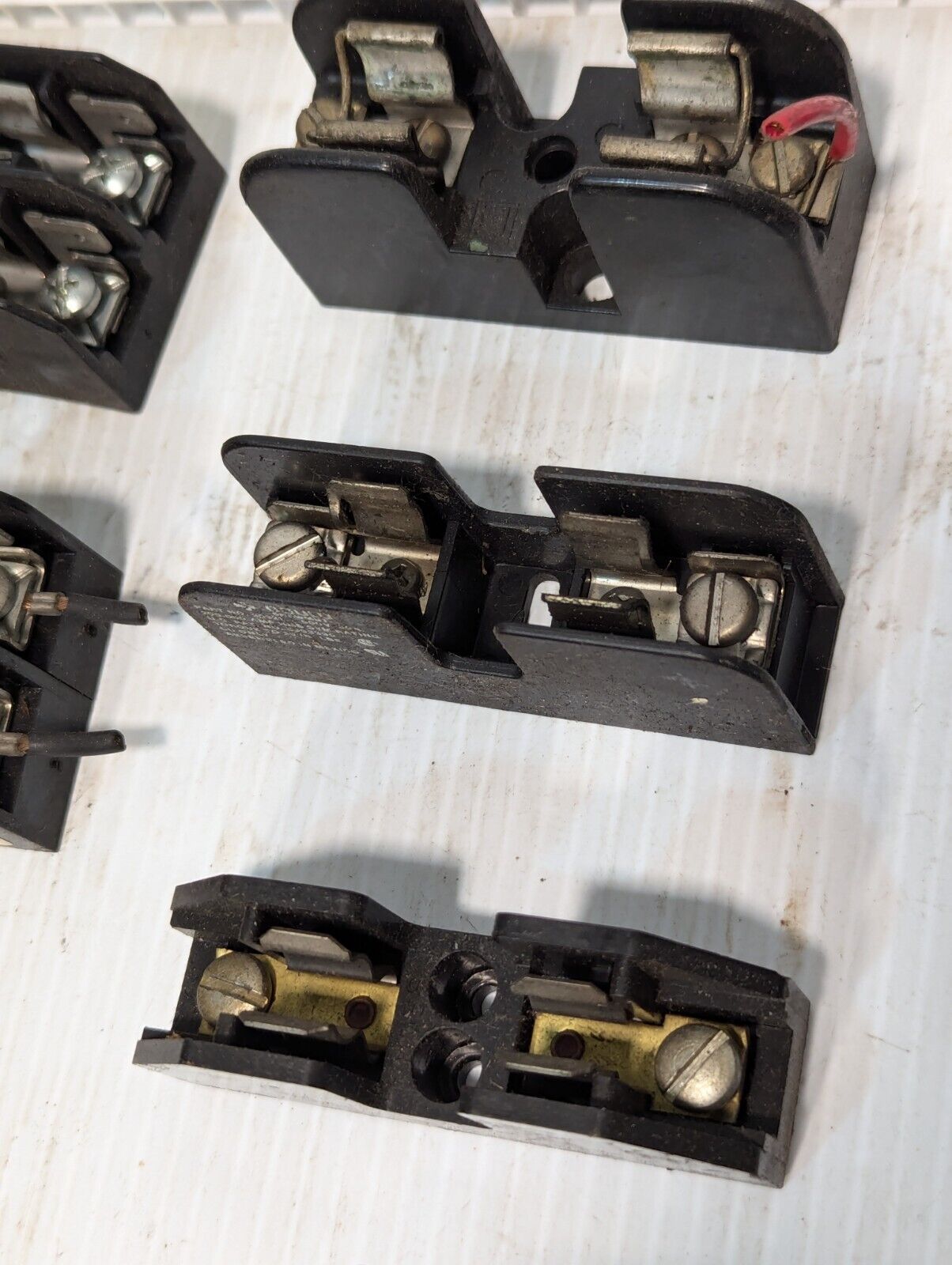 Lot of 12 Fuse Blocks, Varying Sizes and Manufacturers - Free Shipping