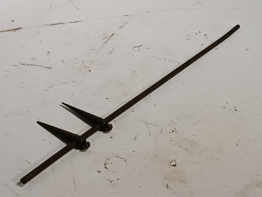 Vintage 17" Adjustable Steel Trammel Points Marking Gauge, As Pictured