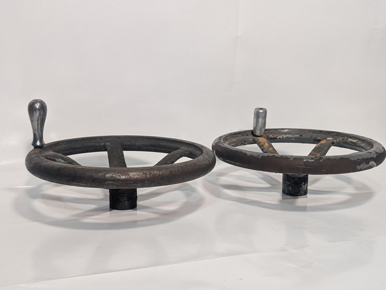 12" Cast Iron 5 Spoke Curved Hand Wheel USA Made