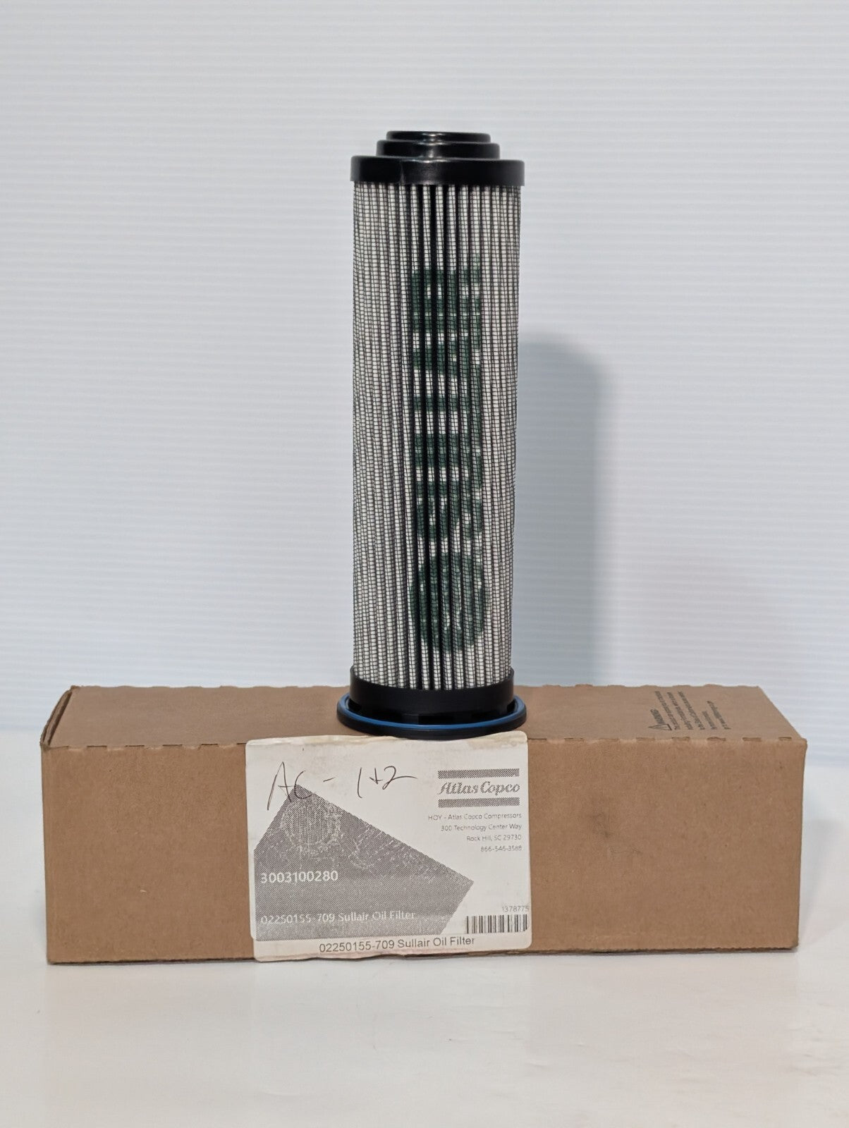 Sullair 02250155-709 Oil Filter Hydraulic Replacement Element, Made in USA