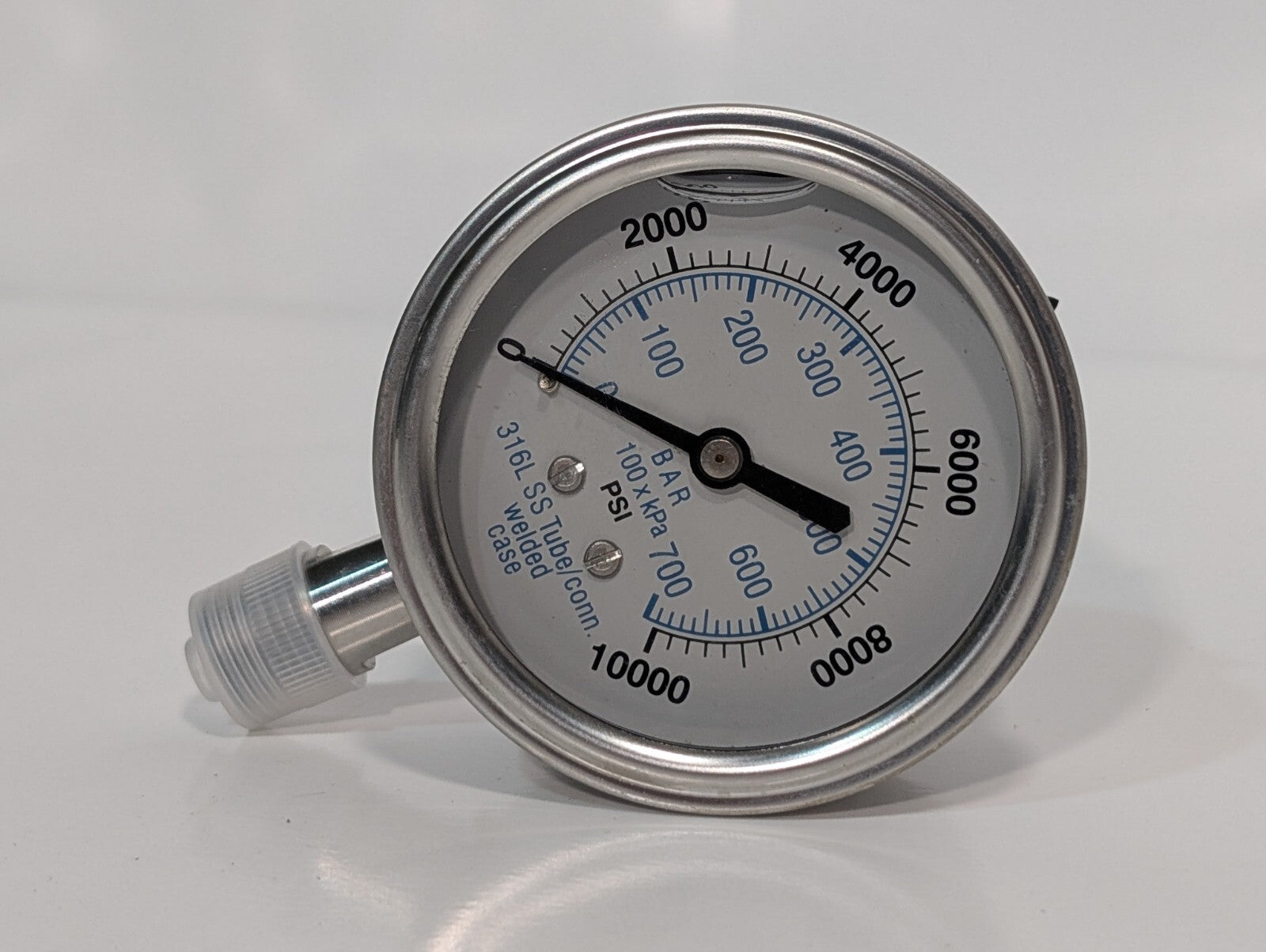 [1] Pic Gauges 301L-254P Industrial Pressure Gauge, 3,000 Psi, 2.5", 1/4" LM