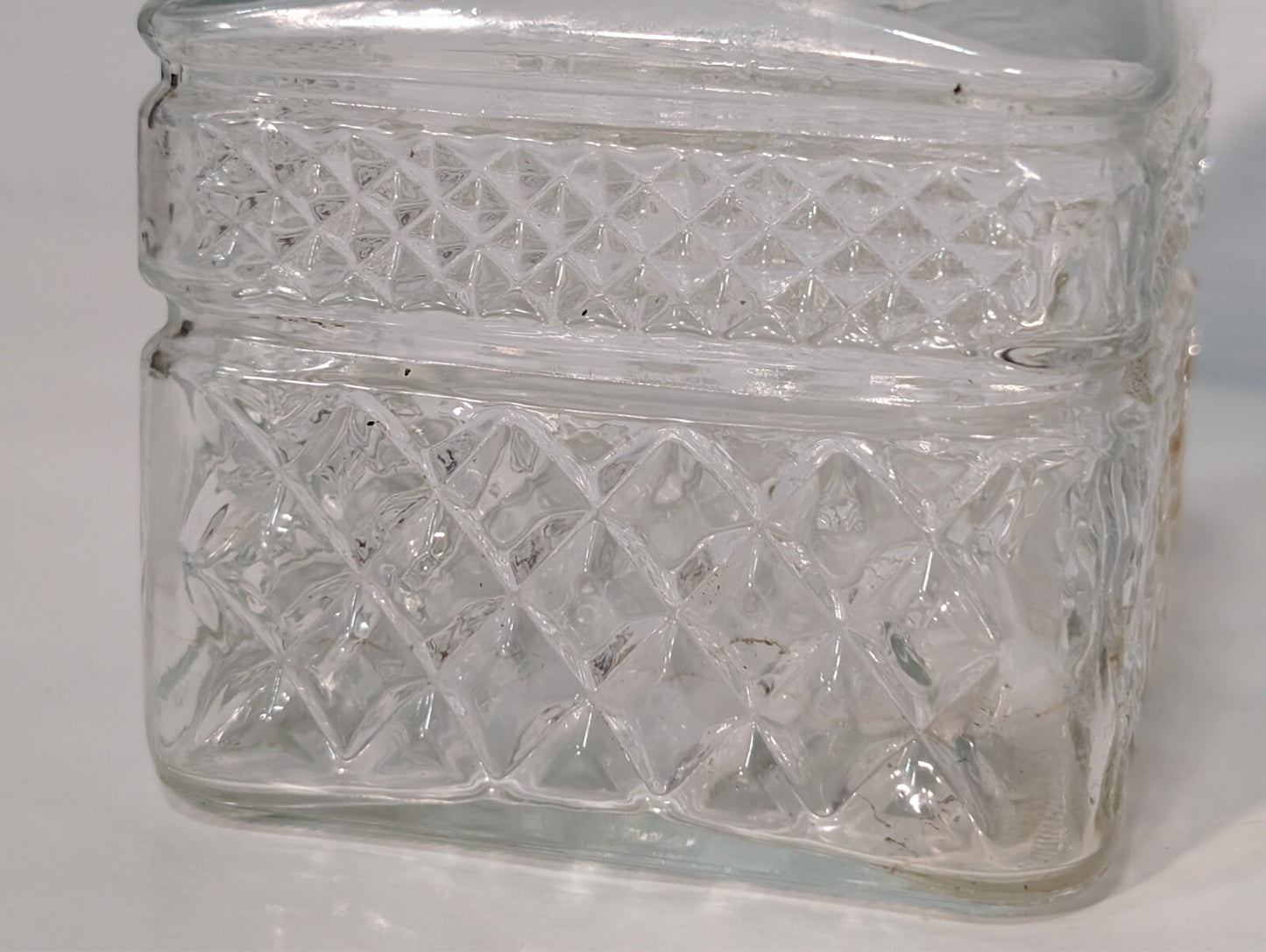 (2) Vintage Koeze Glass and KIG Canister Jars, Kitchen Storage as pictured