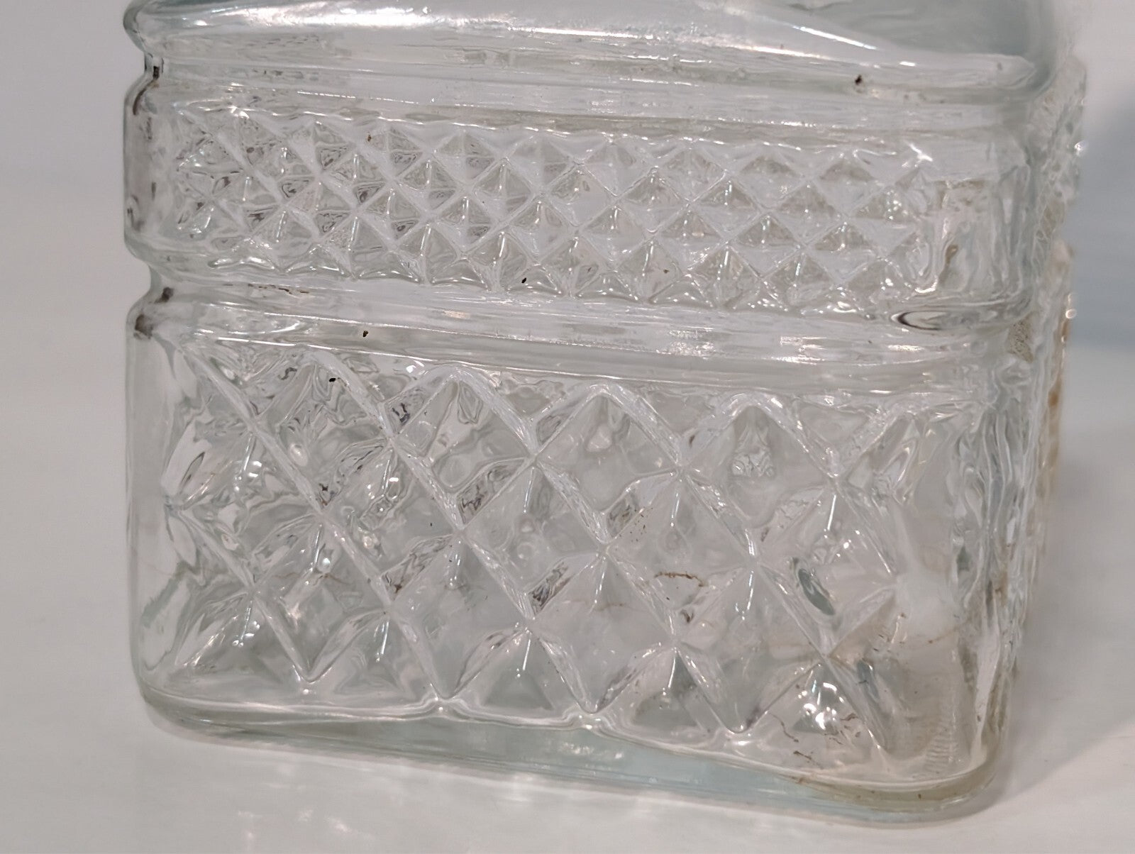 (2) Vintage Koeze Glass and KIG Canister Jars, Kitchen Storage as pictured