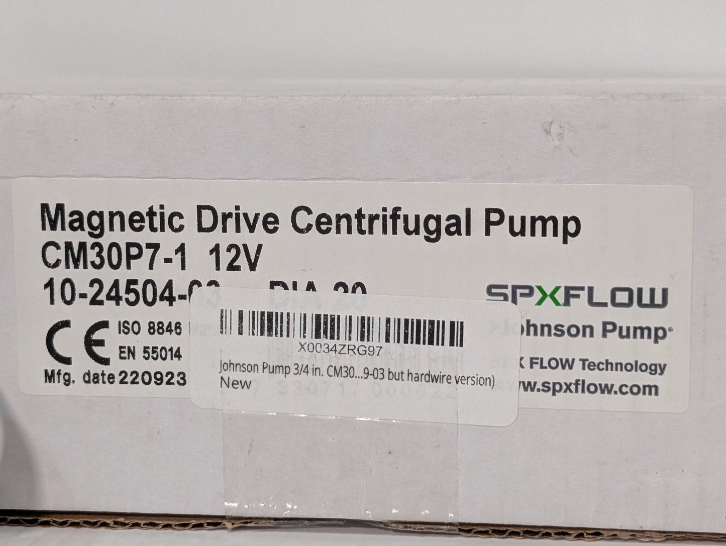 SPX Flow CM30P7-1 Johnson Pump Heavy-Duty Magnetic-Drive Centrifugal Circulating