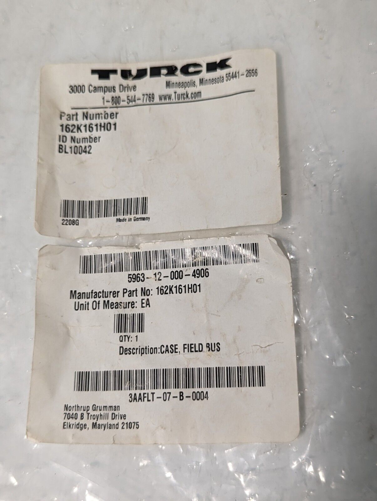 Turck BL67-B-4M12-P Base Module, 6 Pins, 4 Slots, 162K161H01 - Free Shipping