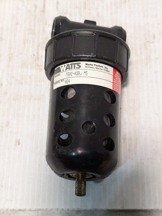 Watts F602-03BJ M5 Pneumatic Filter, 150 psi 3/8 in NPT - Free Shipping