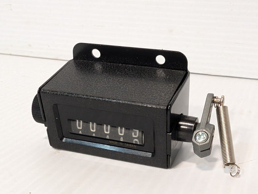 5 Digit Mechanical Display Stroke Counter w\ Manual Reset - Free Shipping