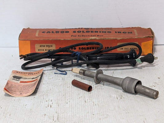 Vintage 1947-era General Electric 6A202 Calrod Soldering Iron - Free Ship+Return