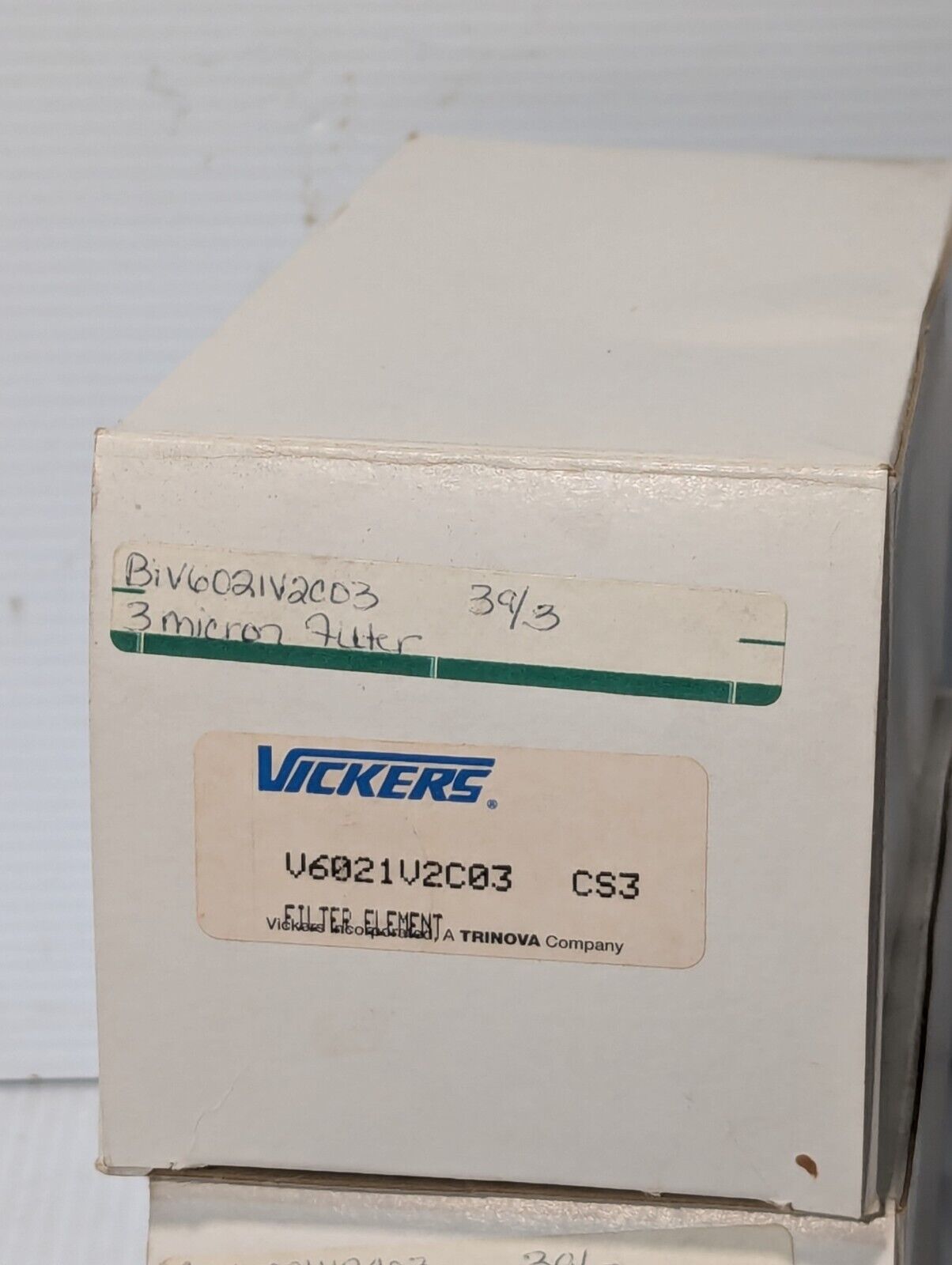 NEW Vickers V6021V2C03 Interchange Hydraulic Filter Element - Free Shipping