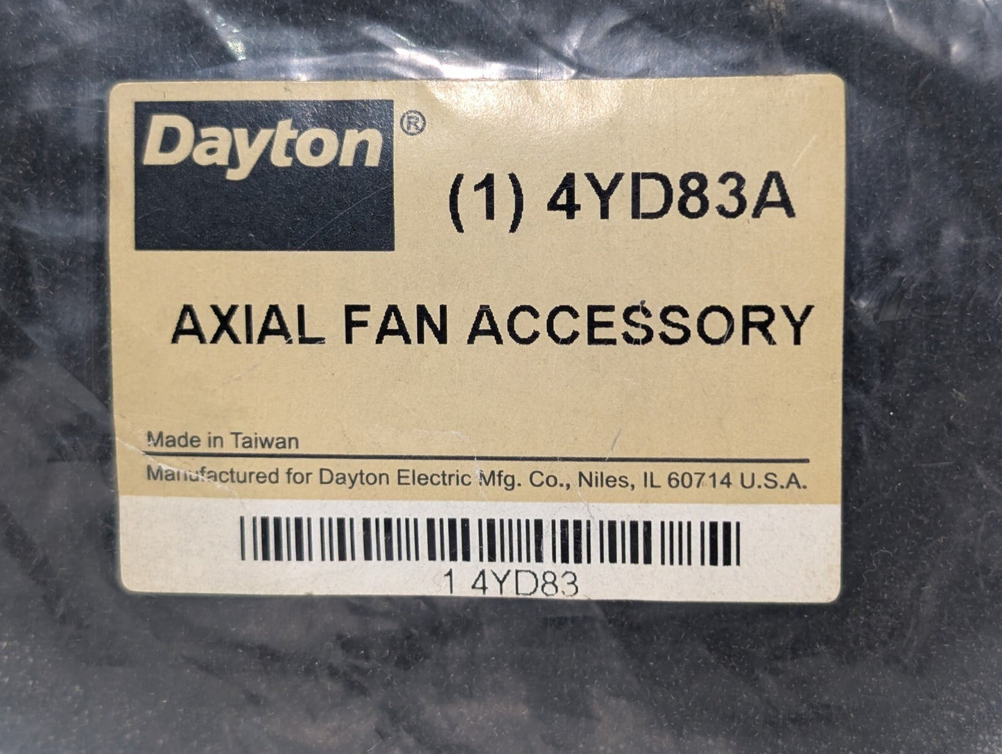 [3] Dayton 4YD83A Axial Fan Accessory