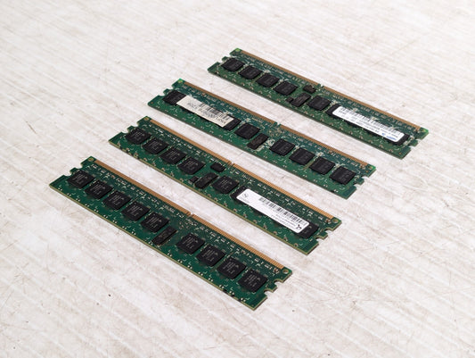(4) Samsung M393T2950CZ3-CCC 1GB PC2-3200 DDR2-400 Server Memory