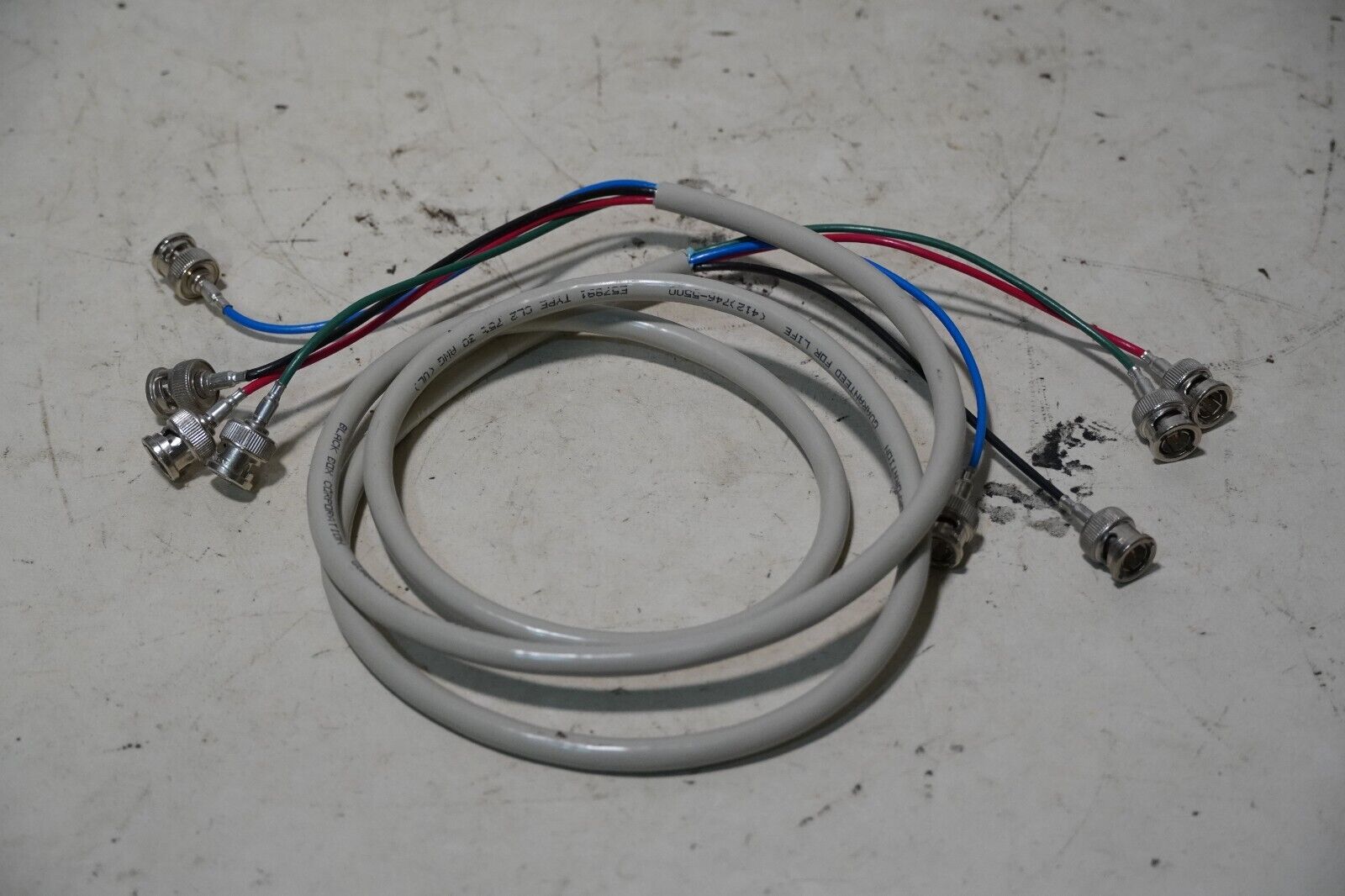 Black Box Corporation E57891 RGB & Sync BNC Cable Medical Industrial