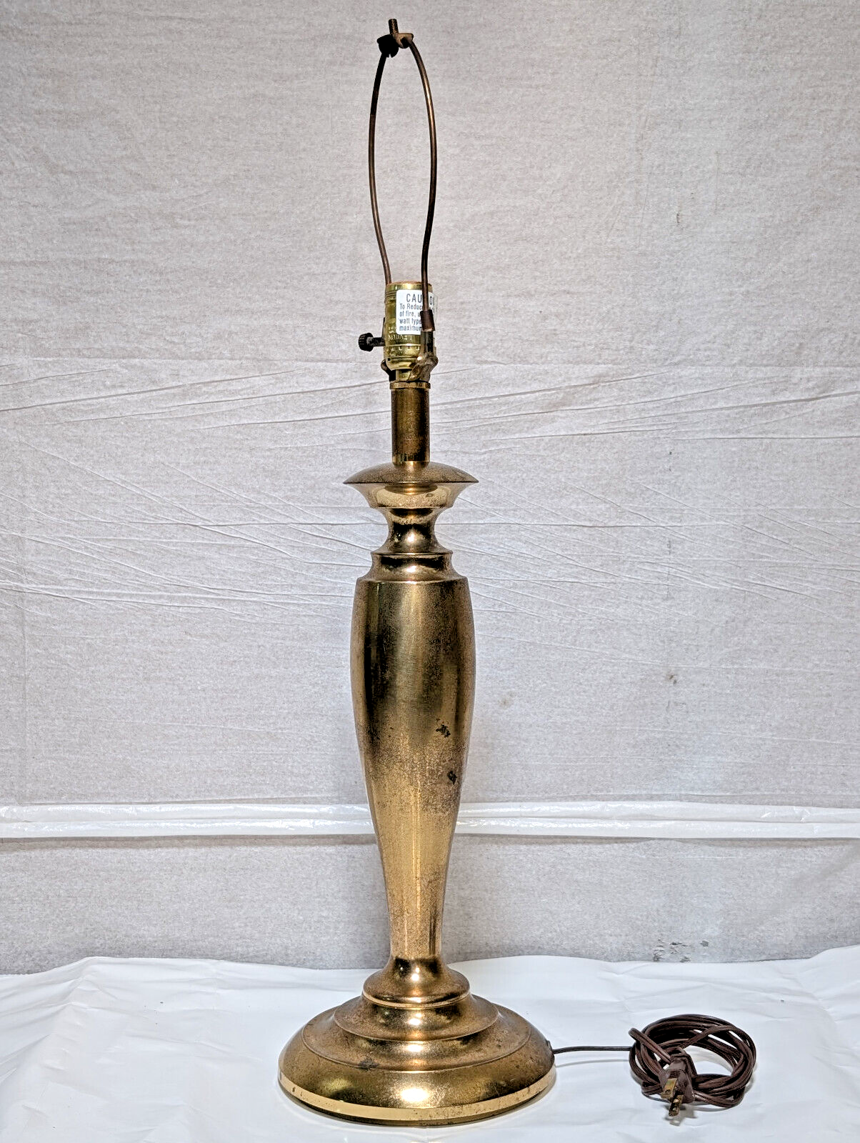 Stiffel Vintage, Brass, Table Lamp, Model 6247, 1970s, 28", Made in USA