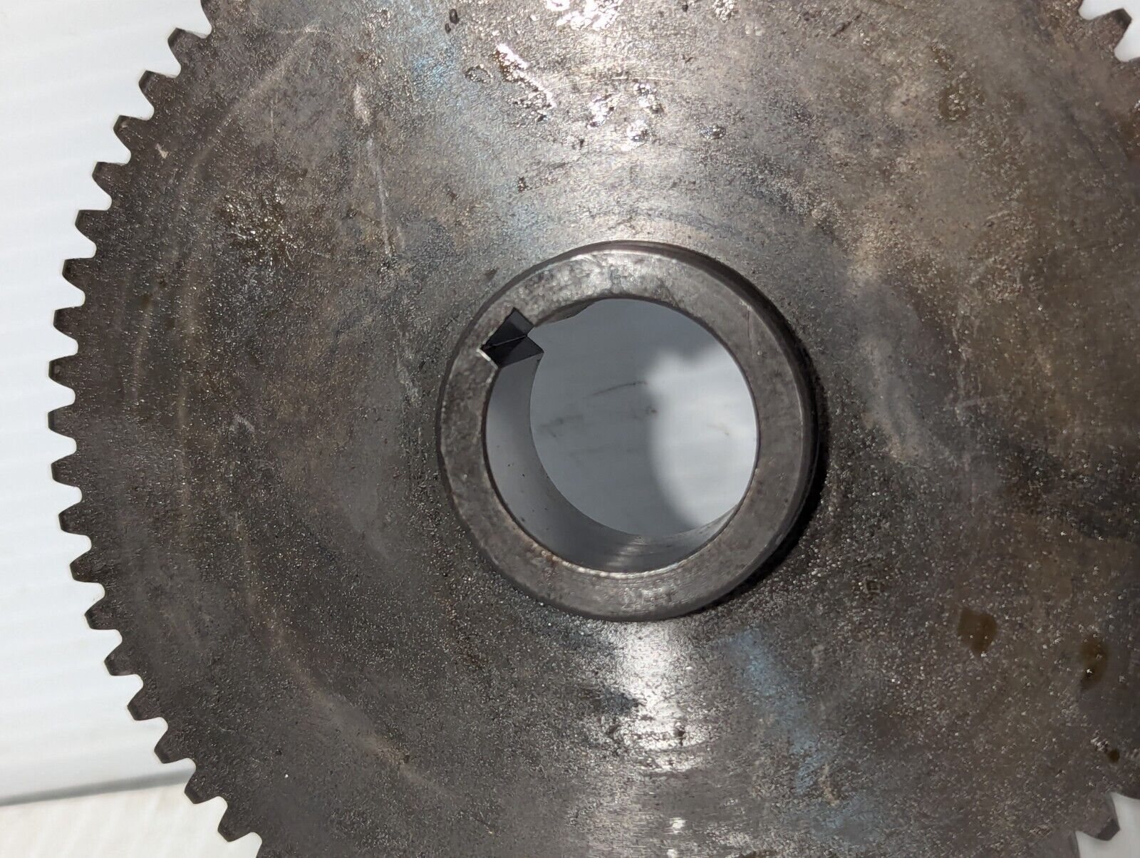 72 Tooth Sprocket Gear With 1" Notched Bore 4 5/8" Diameter - Free Shipping