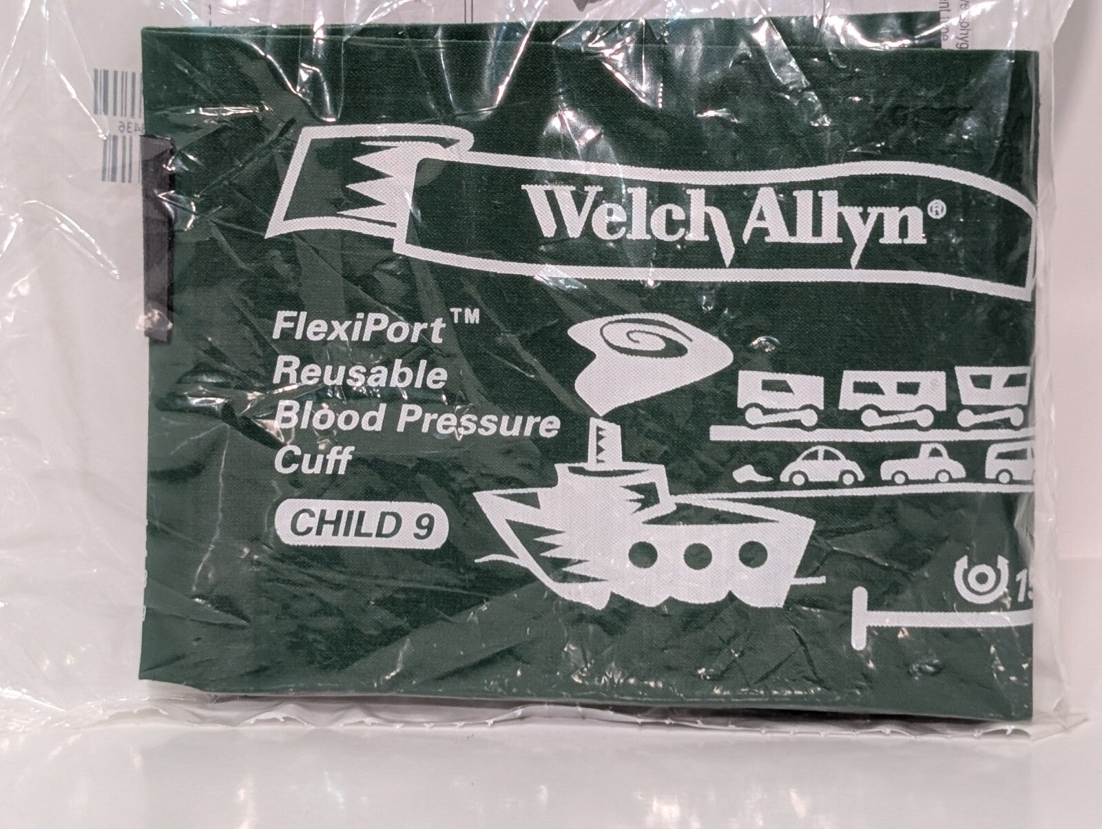 3) Welch Allyn FlexiPort Reusable Blood Pressure Cuffs, Large Adult 12 & Child 9