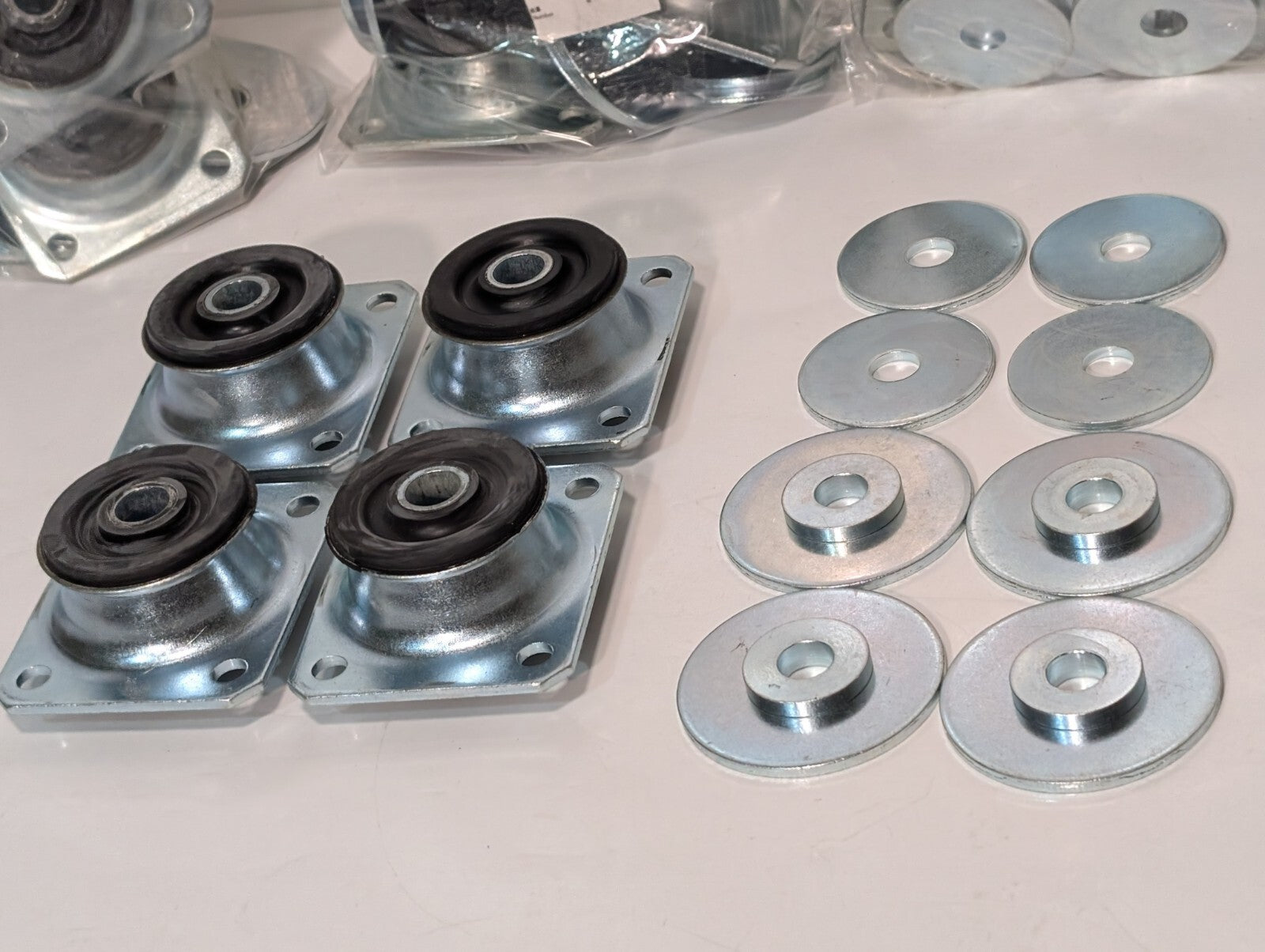 (6) KQ9001-00-0105 Shock Pad Bushing Assembly for Heavy Trucks