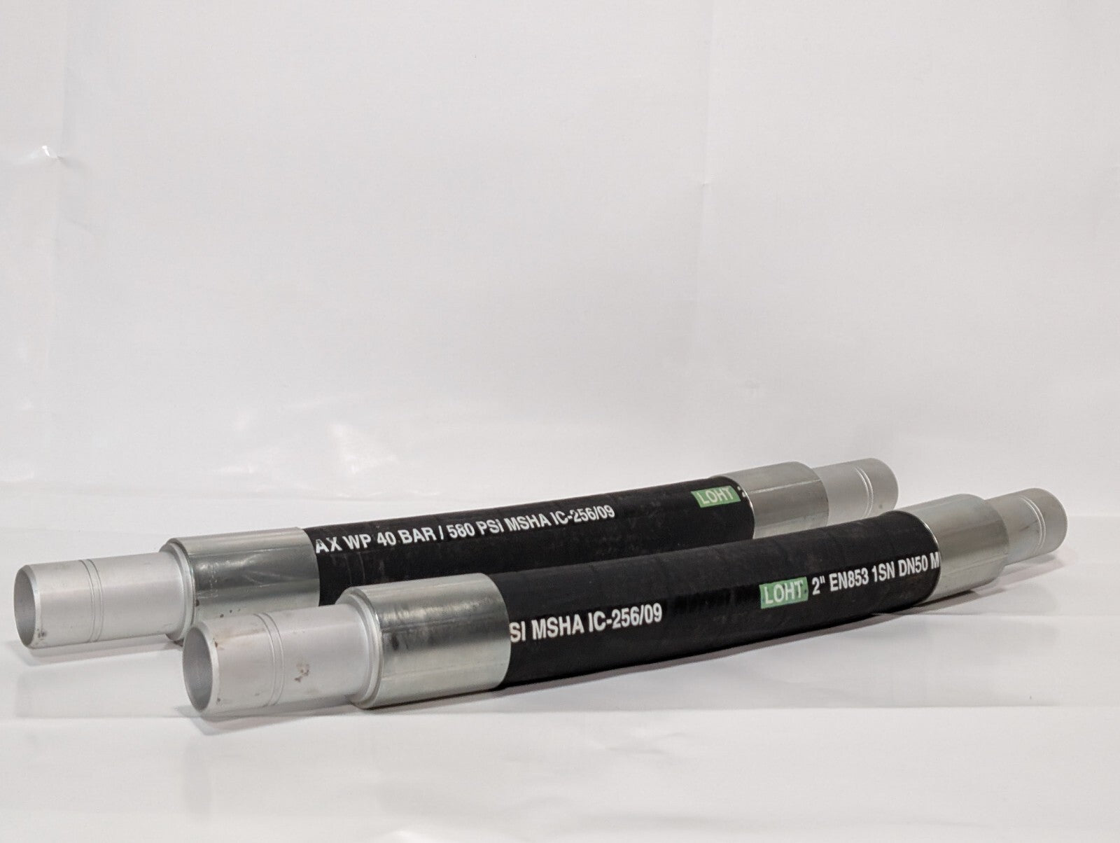 (1) Hydraulic Hose 2" LOHT EN853 1 SN DN 50, 40 BAR / 580 PSI, MSHA IC-256/09